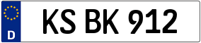 Truck License Plate